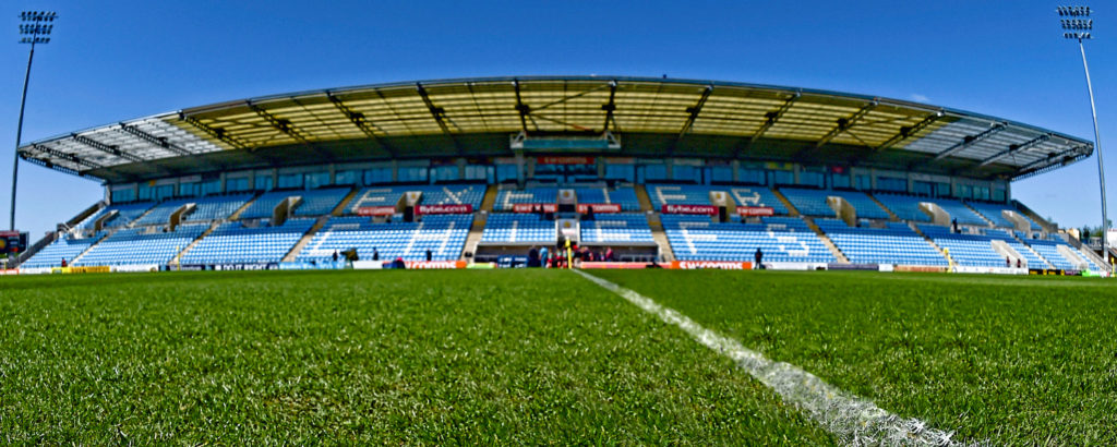 Sandy Park Stadium - Home of the Exeter Chiefs (Floor View)