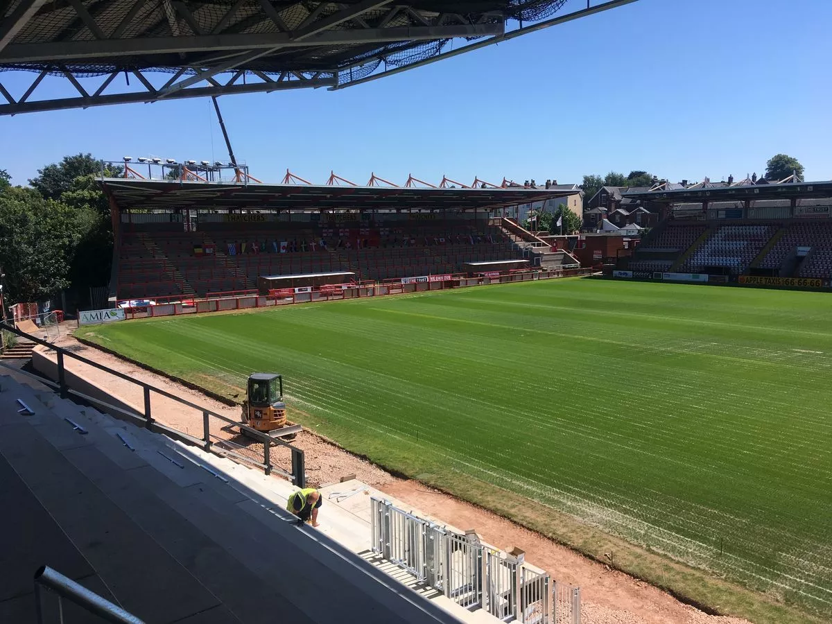 St James Park, Exeter.