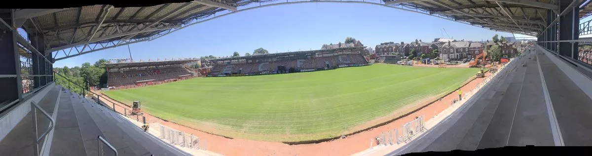 St James Park, Exeter.